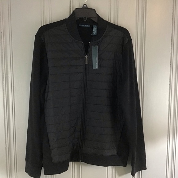 Perry Ellis Front Quilted Lightweight Jacket